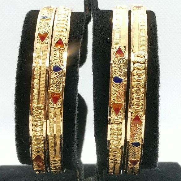Heart Meena Bangle