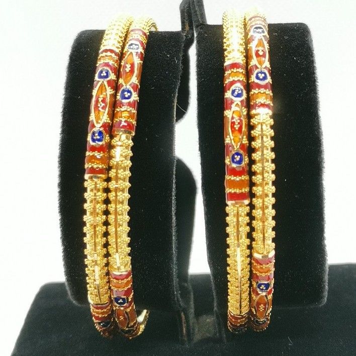22k Meena Bangle 02