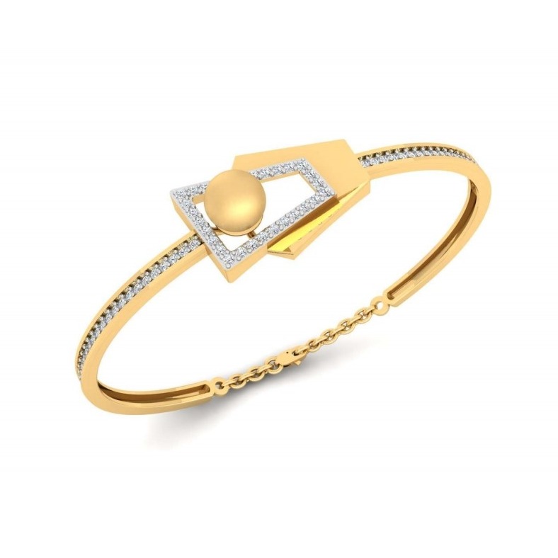 916 gold cz delicate bracelet for women pj-b003