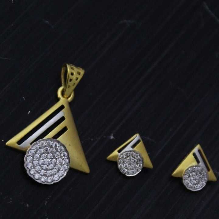 22 K Gold Pendant Set. nj-p01198