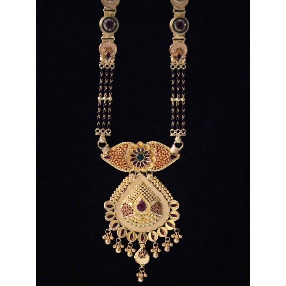 22 K Gold Antique Mangalsutra. NJ-M01122