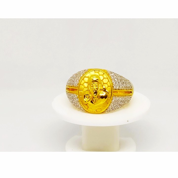 22 K Gold Fancy Ring. NJ-R0738