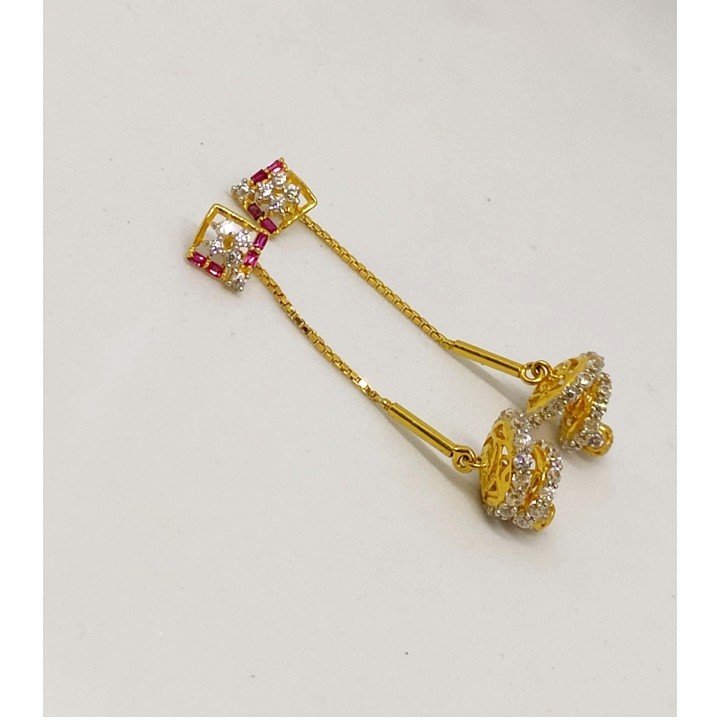 18 k Gold Fancy Soi dora. NJ-E0706