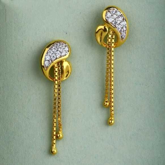 22 K Gold Fancy Earring. NJ-E0638