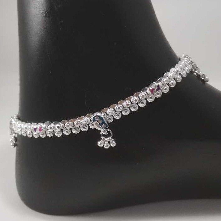 Silver Fancy Payal. NJ-P0413