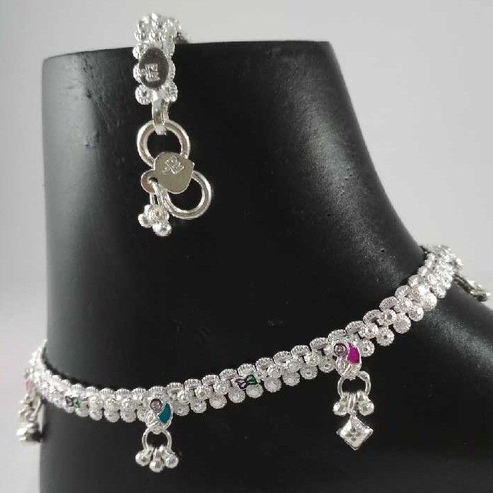 Silver Fancy Payal. NJ-P0409