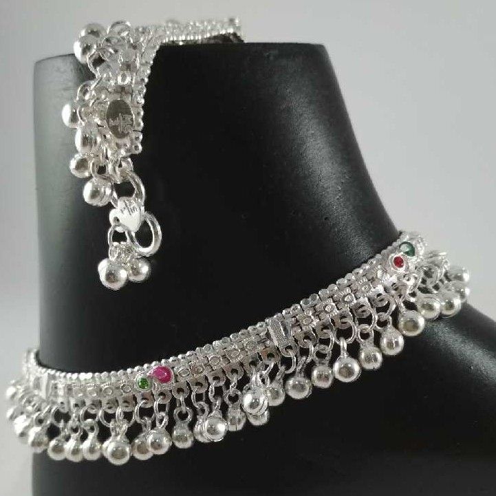 Silver Fancy Payal. NJ-P0402