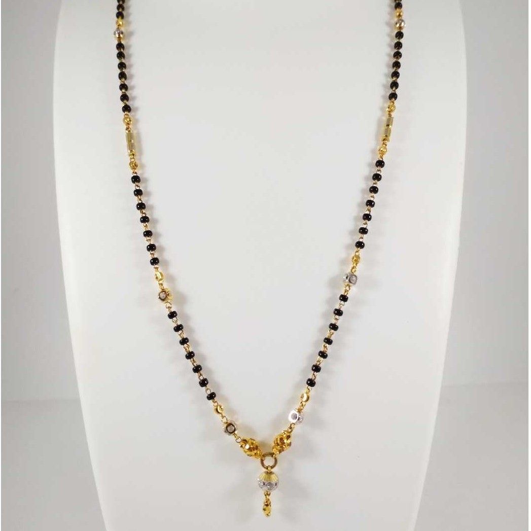 22 k gold Fancy Mangalsutra. NJ-M0297