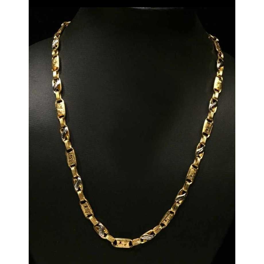 22 K Gold Hollow Chain. NJ-C0293