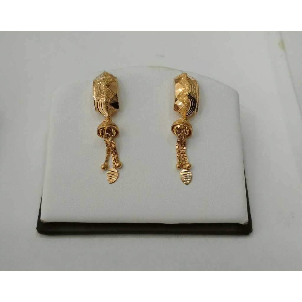 22 K Gold Half U Bali. NJ-E0223