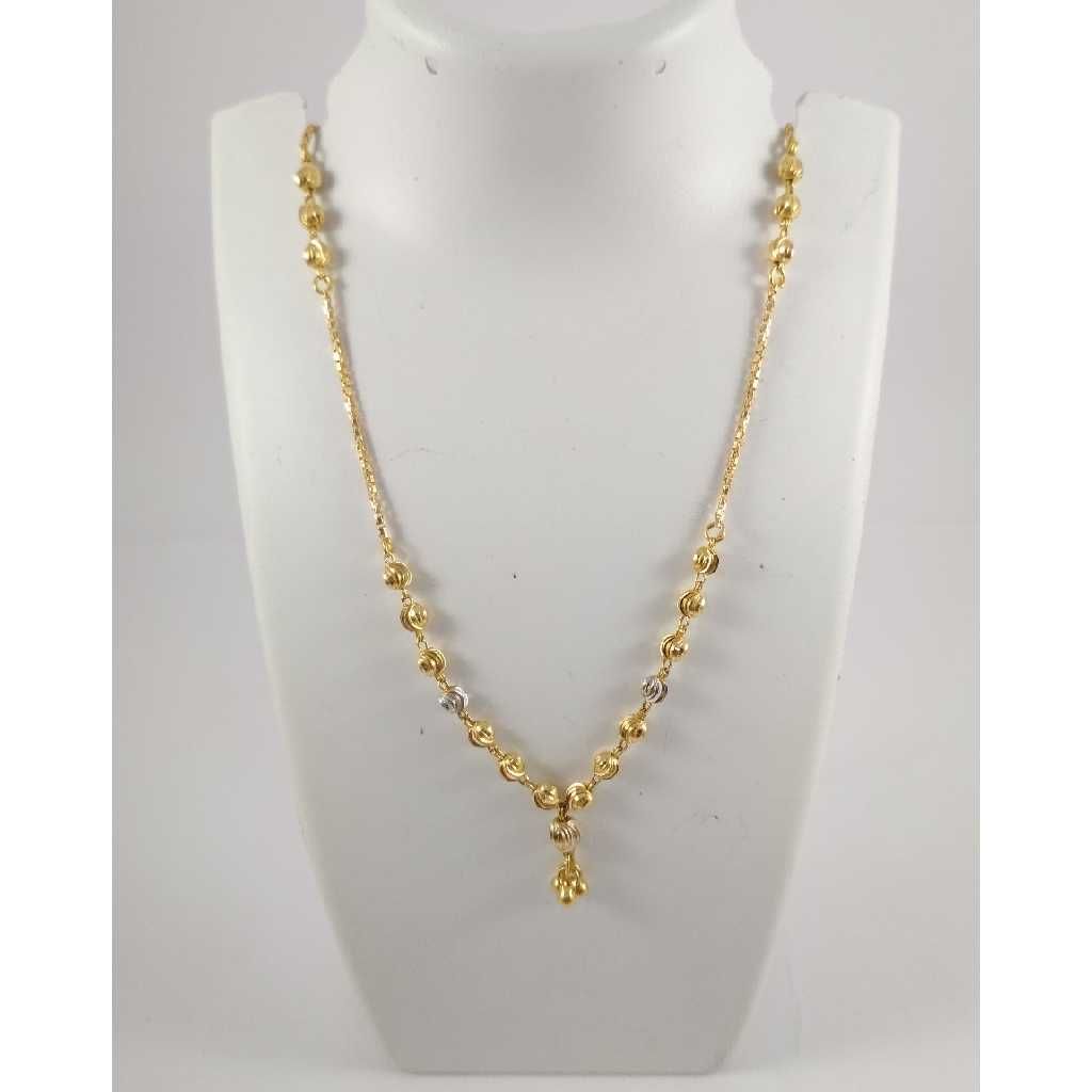 22 K Gold Pendant Chain NJ-P0119