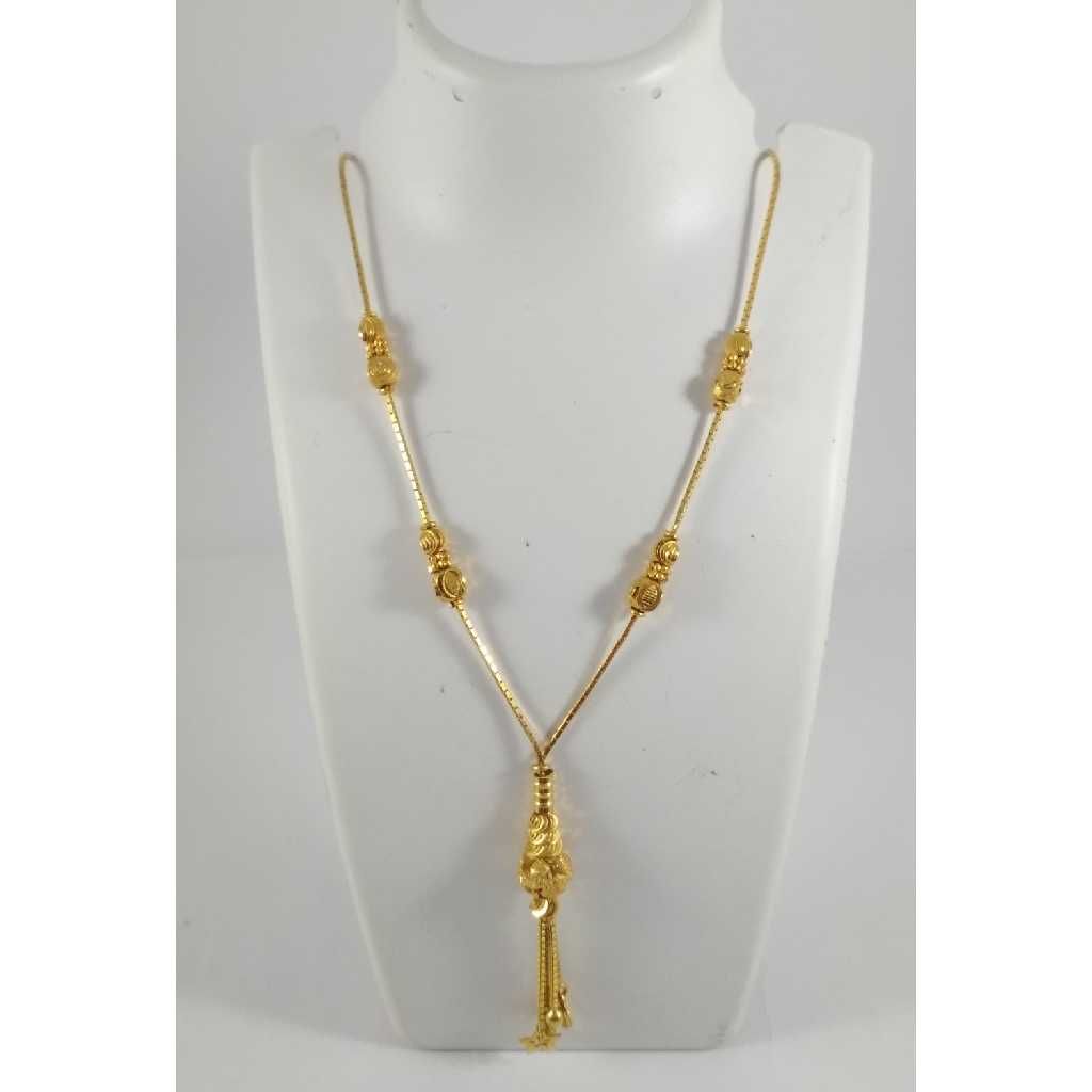 22 k gold fancy pendant Chain nj-p0108