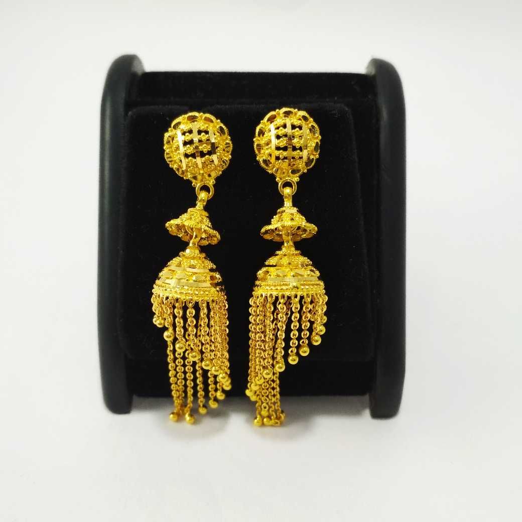 22k gold fancy earring nj-e010