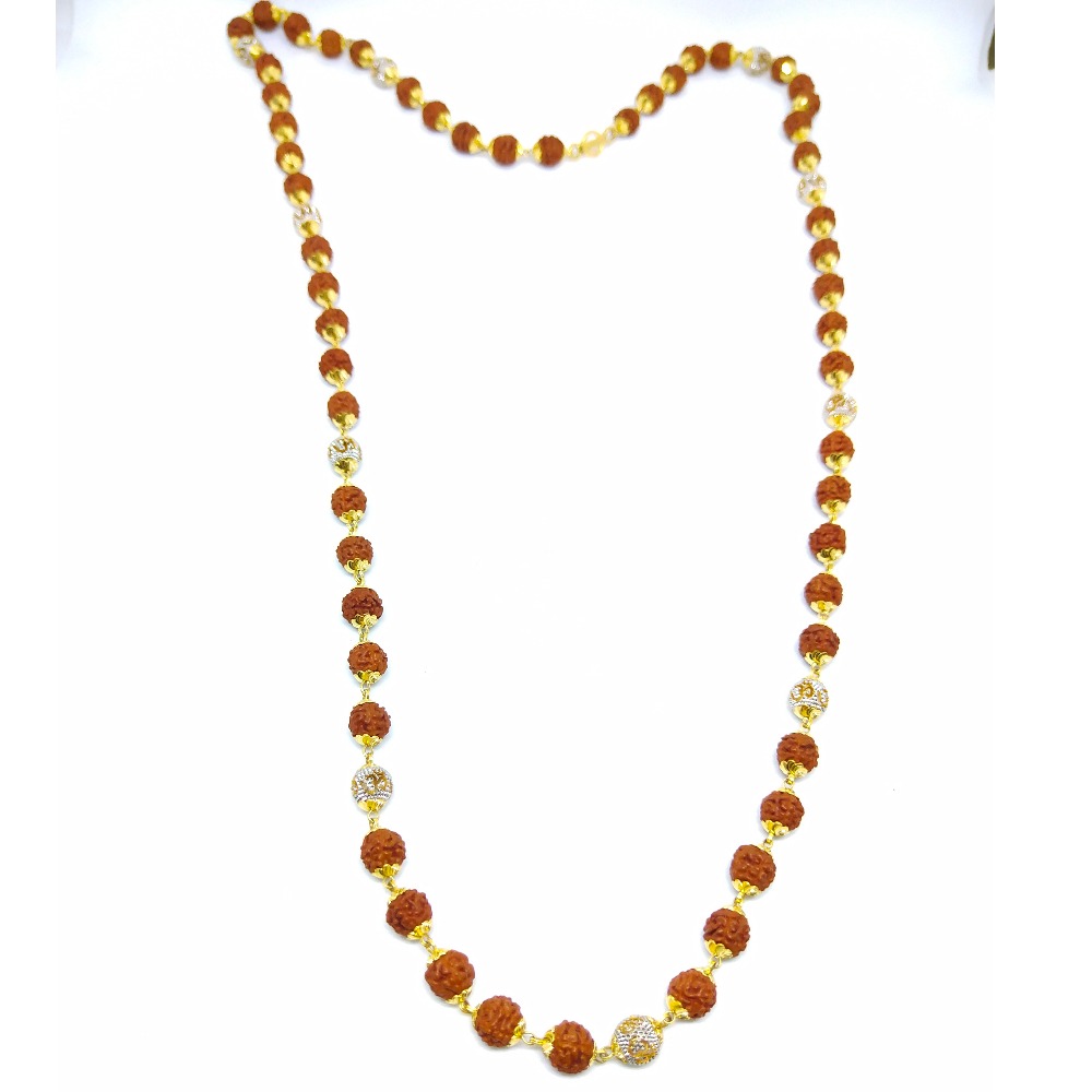 916 Long Rudraksh mala with om para