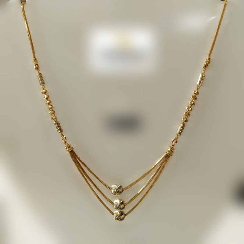 22k 3 step deligate Gold chain