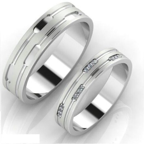 95 pure platinum couple Ring