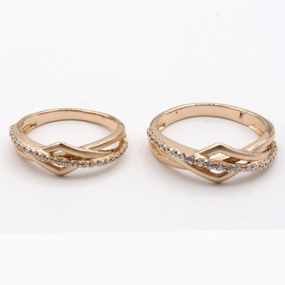 22kt gold designer couple ring kv-r004