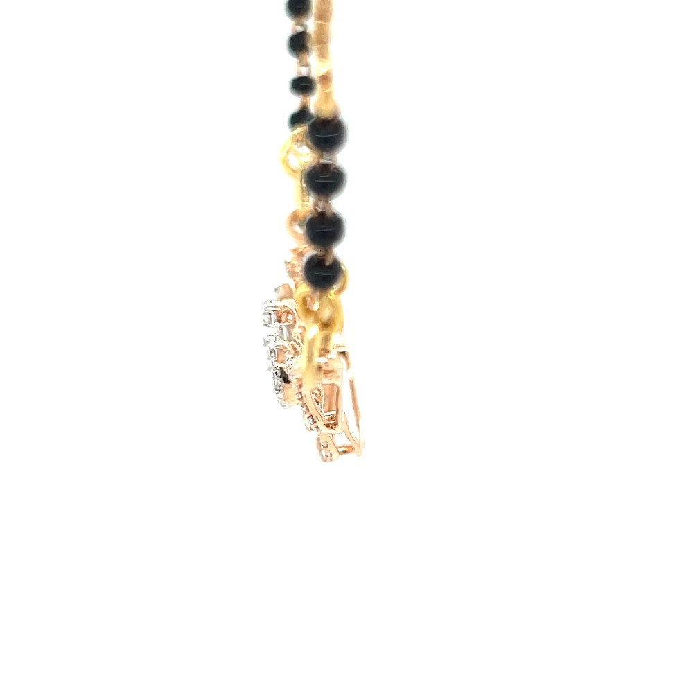 Enchanting Diamond Tanmaniya Mangalsutra Pendant A Timeless Treasure