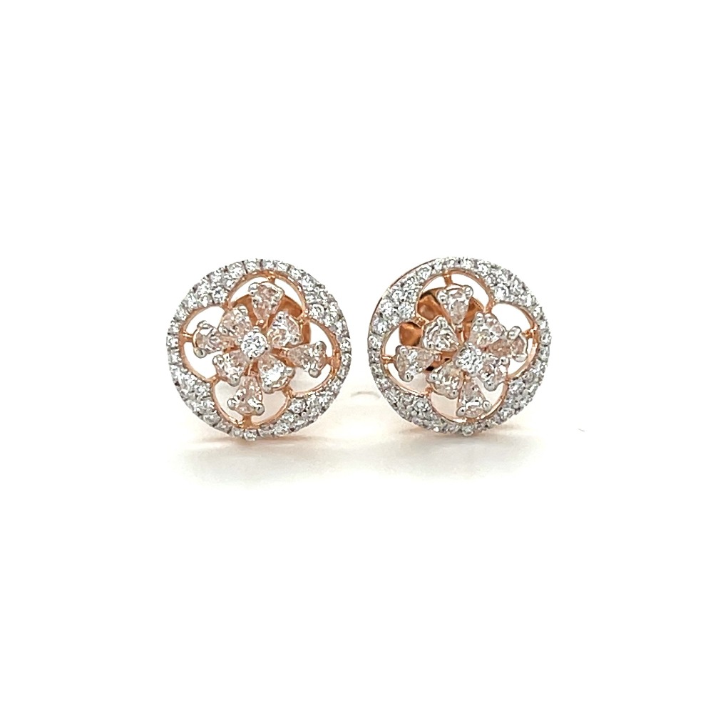 Diamond Dreams Earrings in Rose Gold
