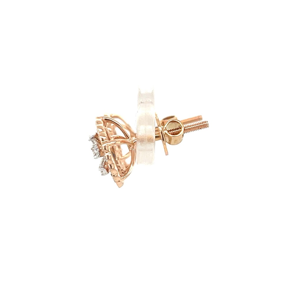 Circular Pear Diamond Stud Earring for Everyday Wear