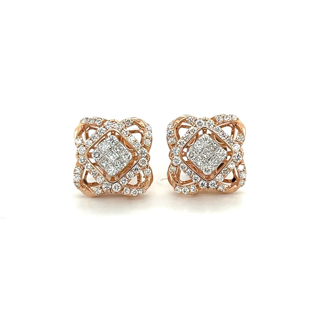 Diamond Earring Stud Jewellery by Royale Diamonds