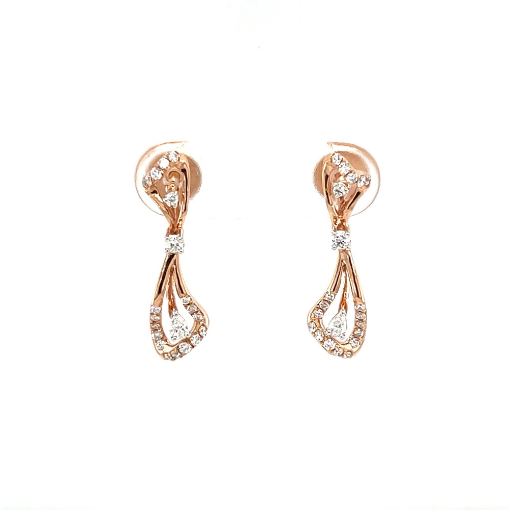 Hanging Diamond Earring Jewelry by Royale Diamonds