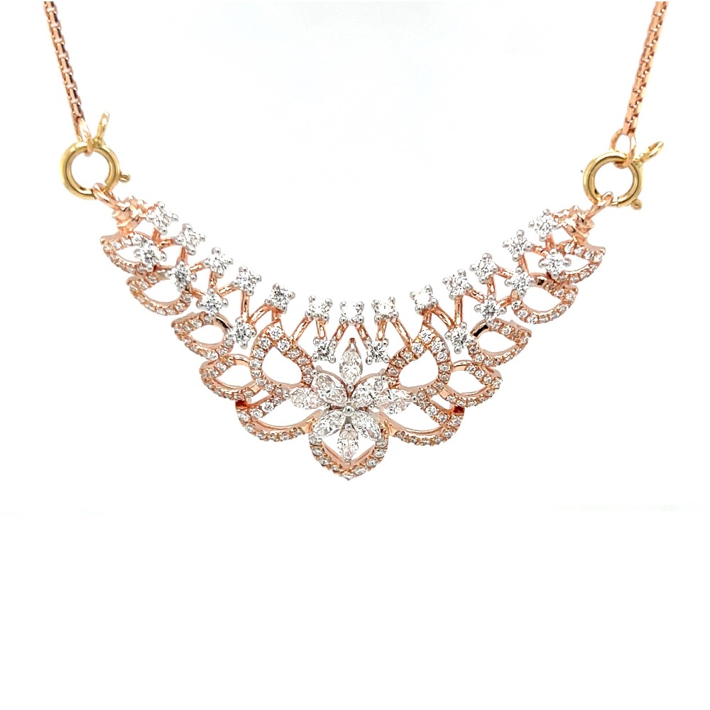 Fancy Diamond Tanmaniya Mangalsutra Pendant