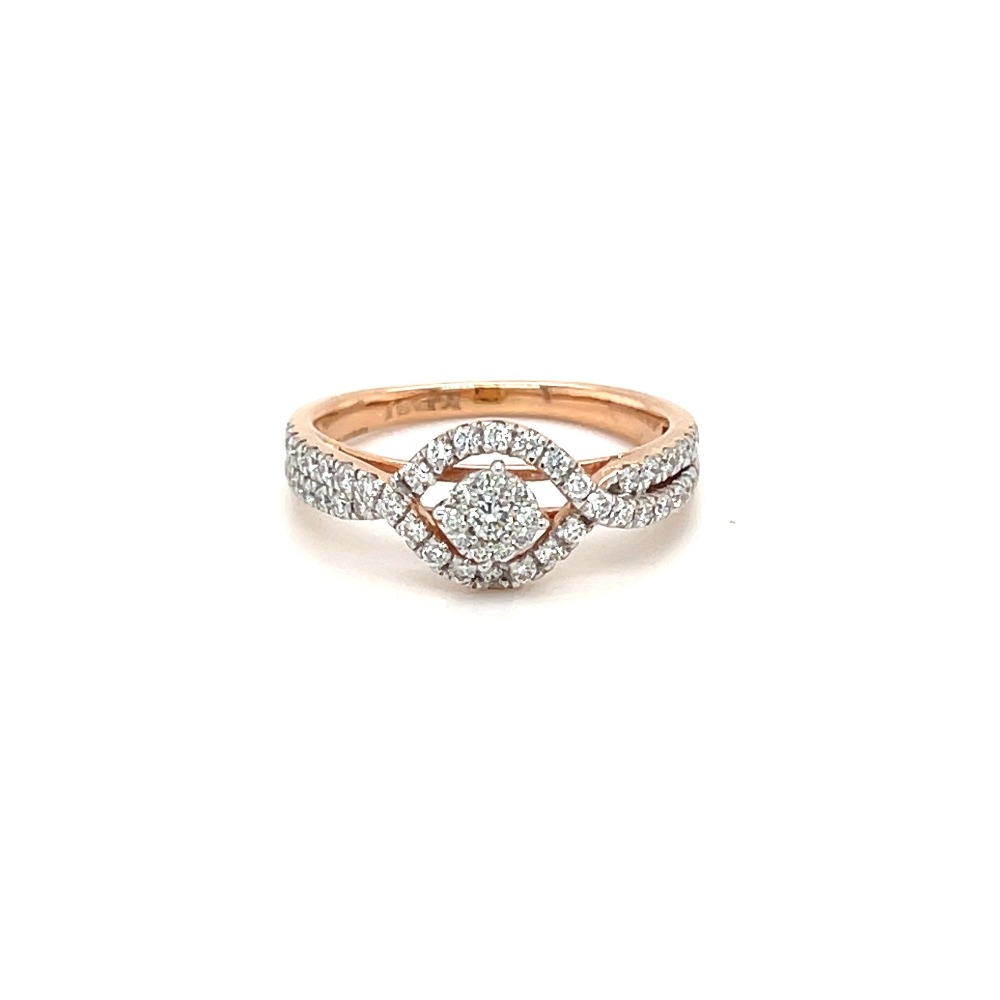 Pressure Setting Diamond Ring for Everyday Wear