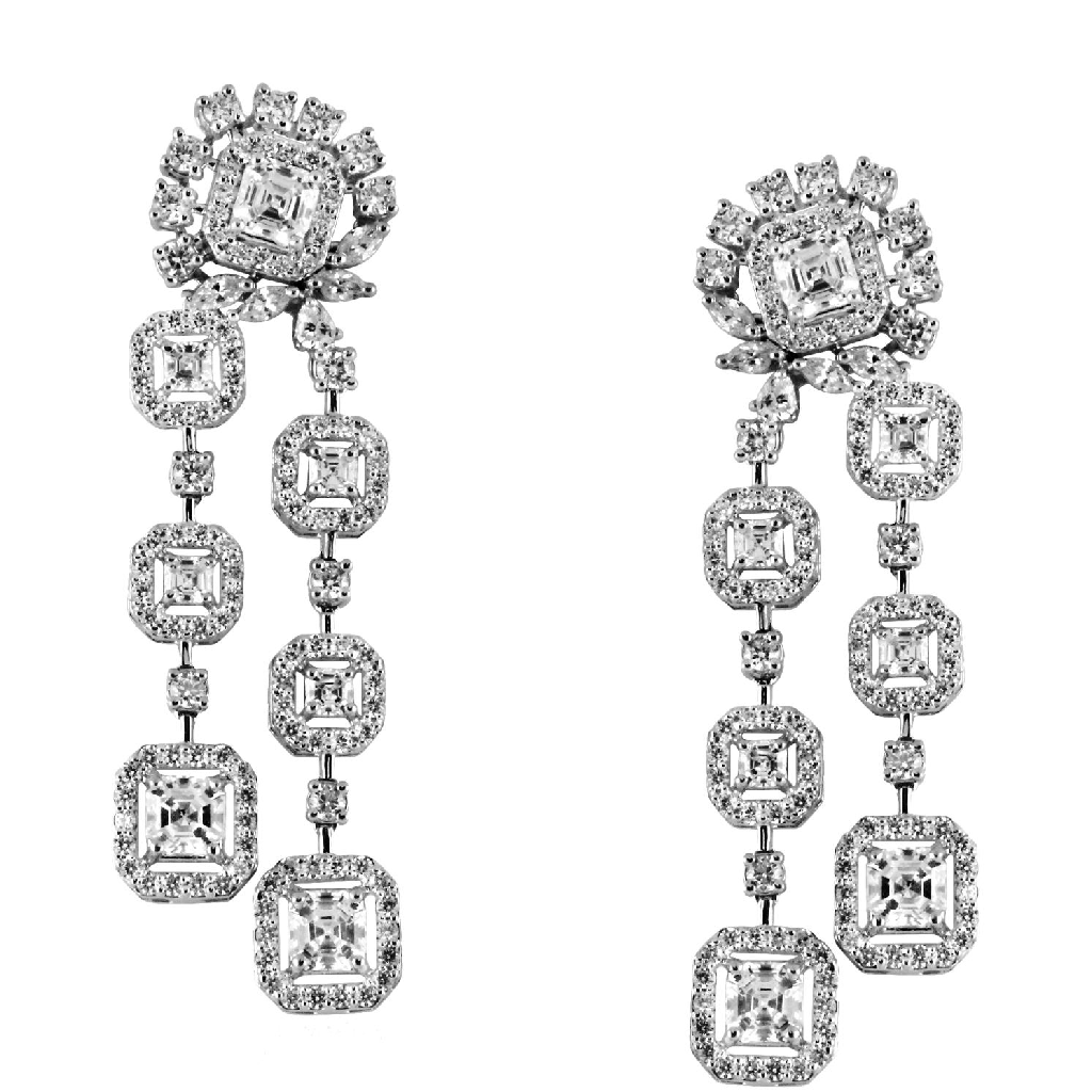 Aroha Creative Diamond Simulants Earhangings JSJ0259