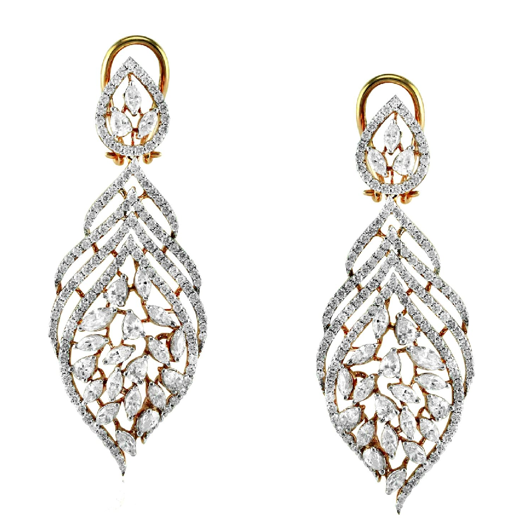 Aroha Creative Diamond Simulants EarHangings JSJ0255