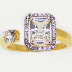 Aroha Creative Diamond Simulants Ring JSJ0240