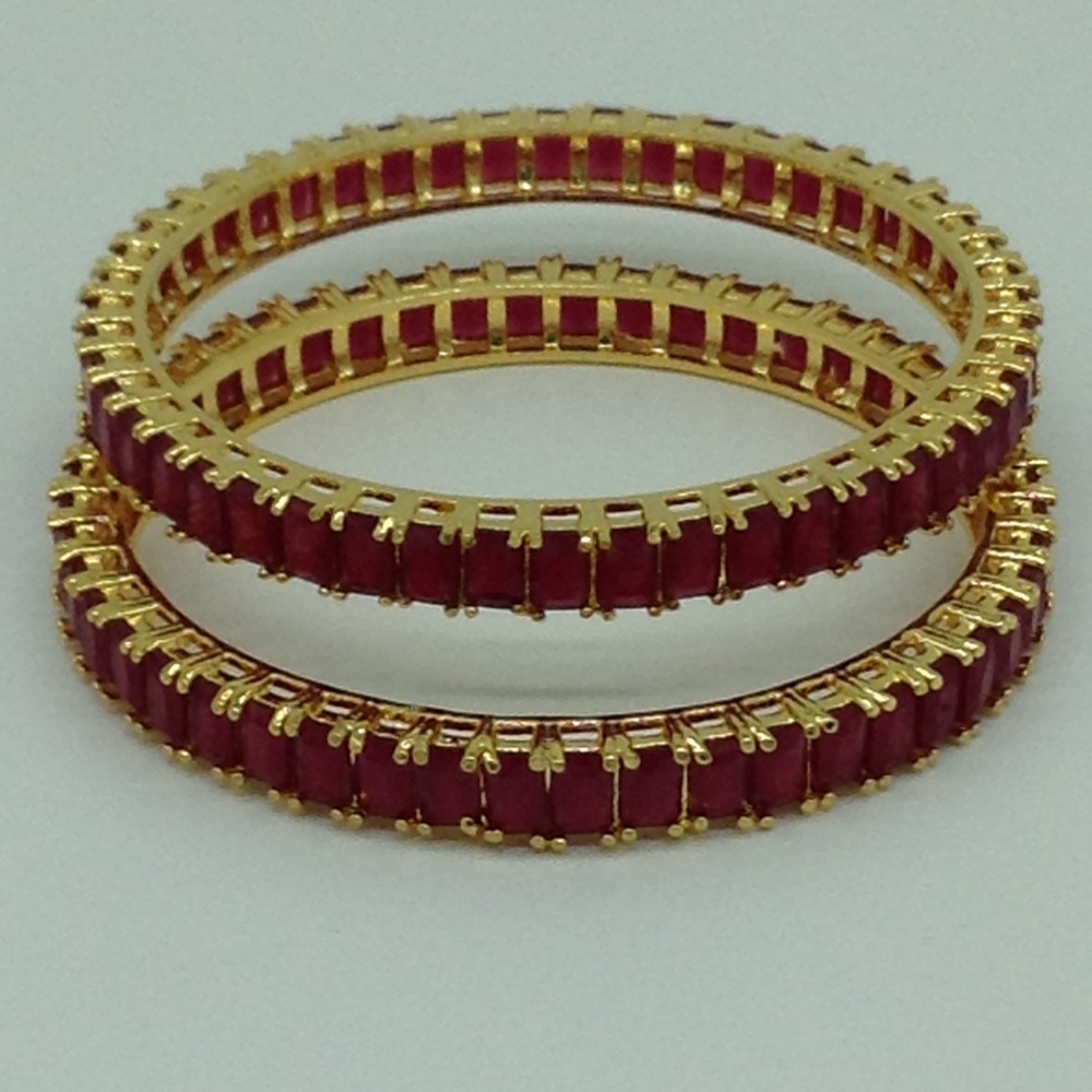 Red CZ Fancy Bangles JBG0320