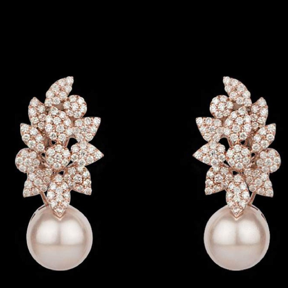 Diamonds and Pearls Earrings JSJ0122