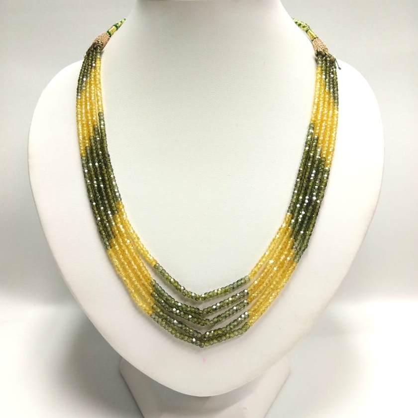 Cz Necklace 5 Layers JSS0301