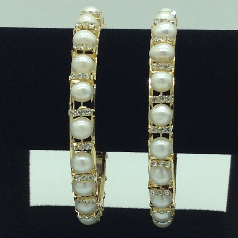 Pearls CZ Fancy Bangles JBG0305