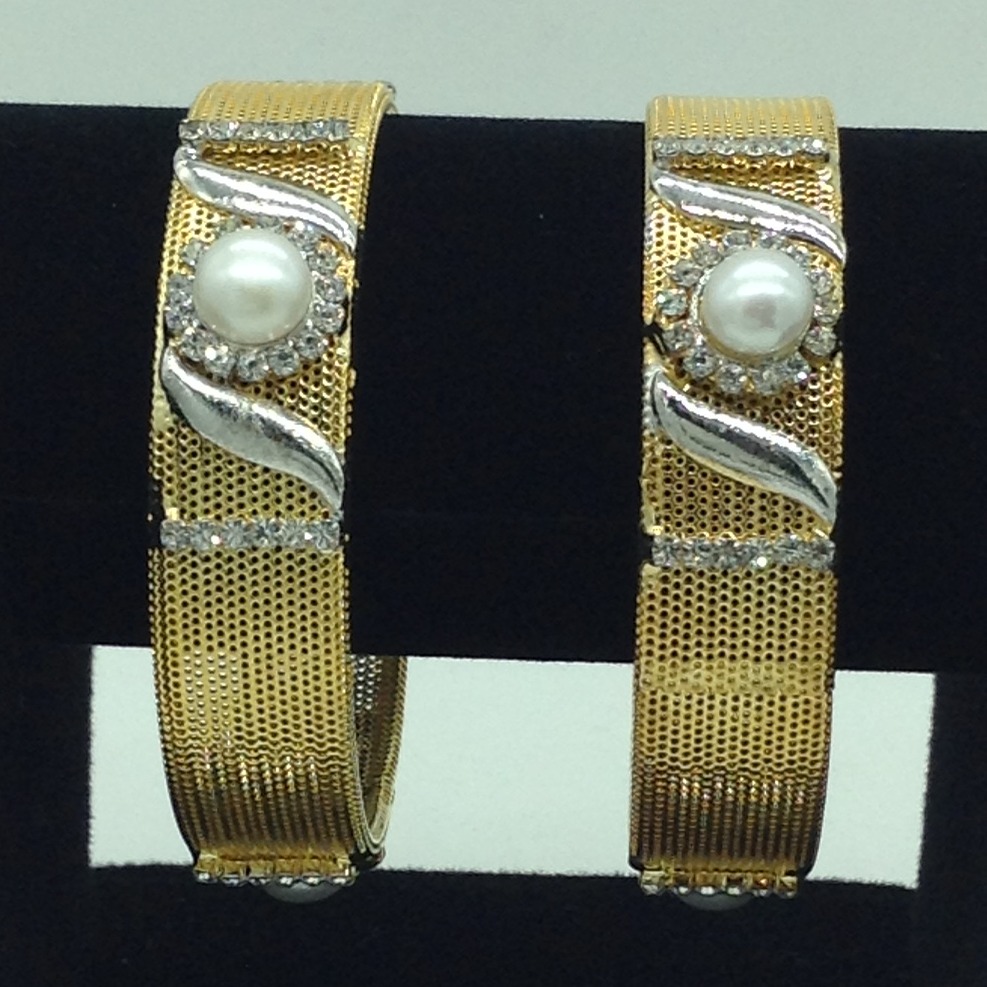 Pearls CZ Fancy Bangles JBG0303