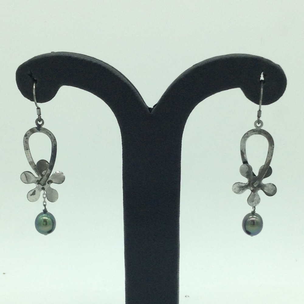 Pearl Silver Ear Hangings JER0126