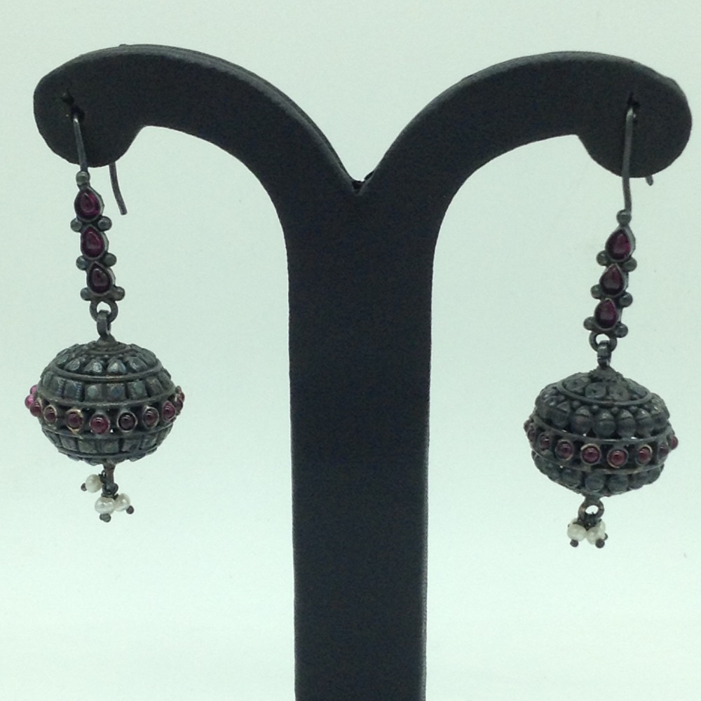 Silver ear hangings jer0063