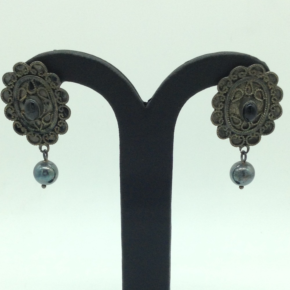 Silver ear hangings jer0055