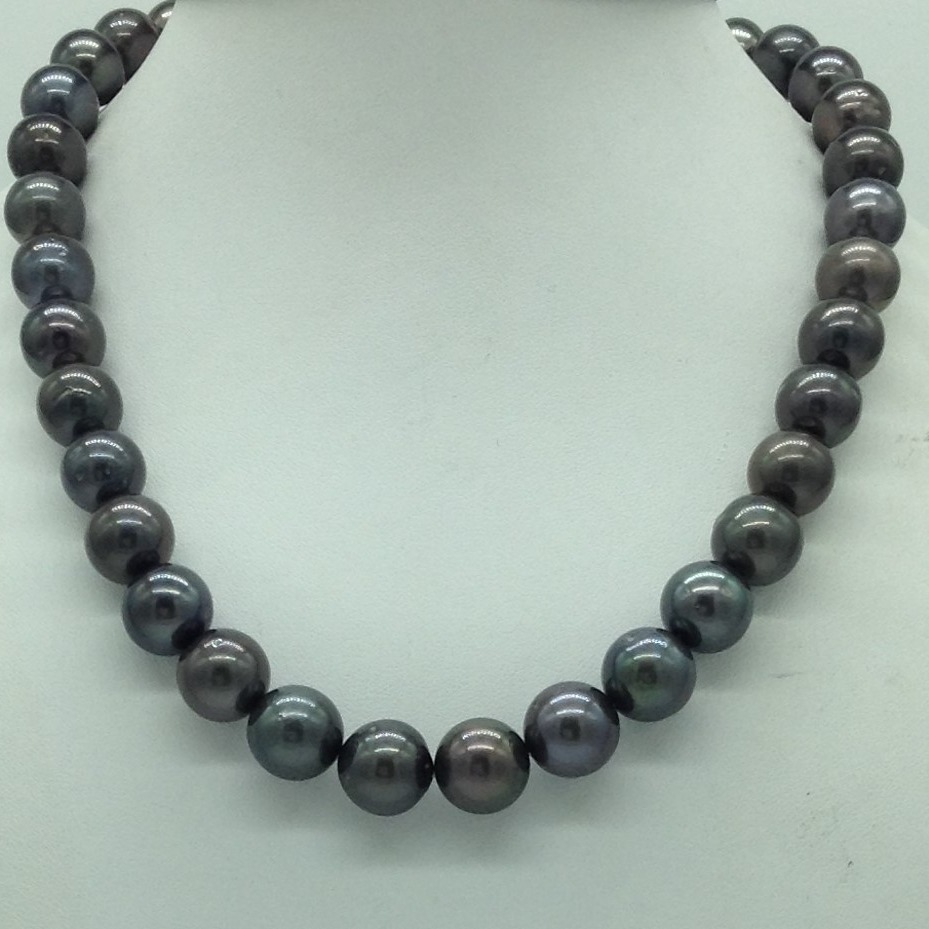 Black Round Tahitian South Sea Pearls Strand JPM0404