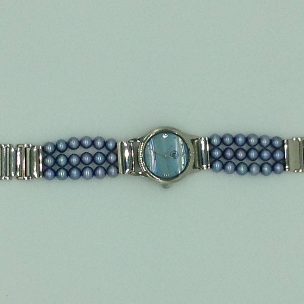 Freshwater Purple Round Pearls 3 Layers Watch JBG0250