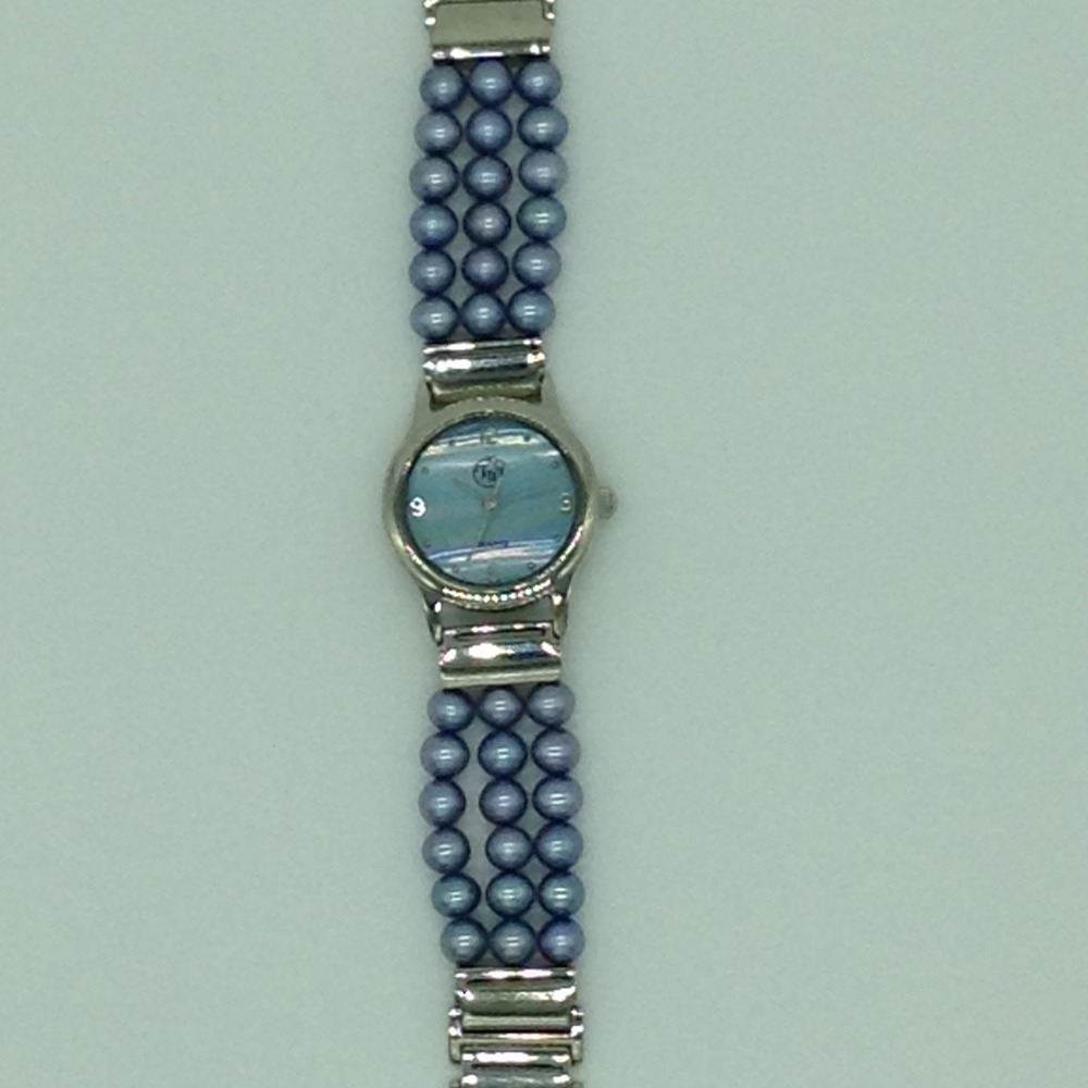 Freshwater Purple Round Pearls 3 Layers Watch JBG0250