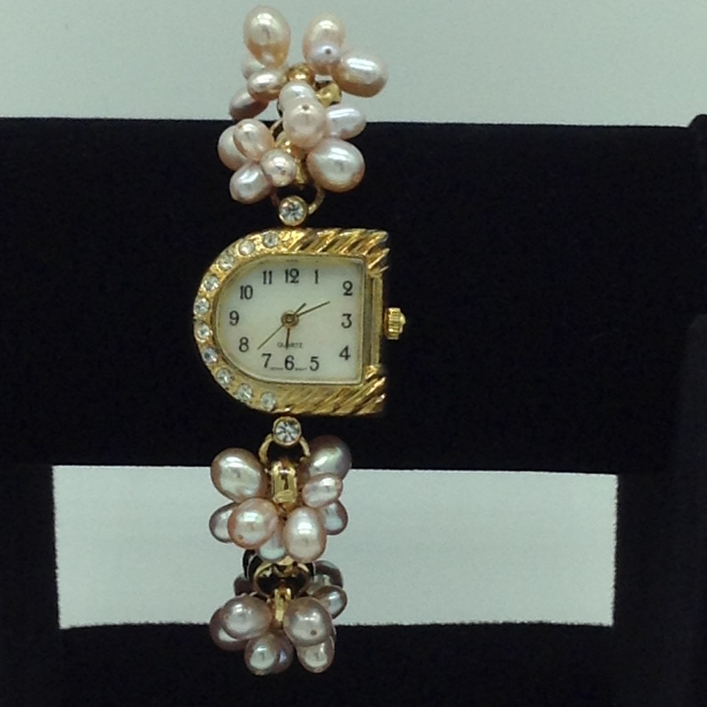 Freshwater Pink Drop Pearls Bunch Watch JBG0224