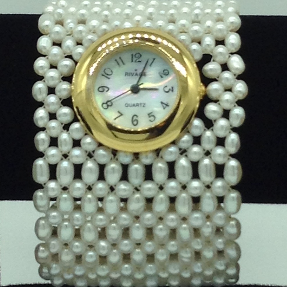 Freshwater Rice Jali Pearls Watch JBG0213