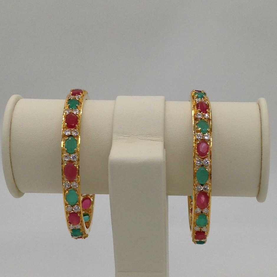 Tri Colour CZ Bangles JBG0035