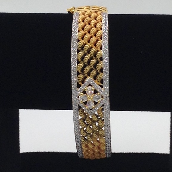White CZ Openable Kada Bracelet JBG0026