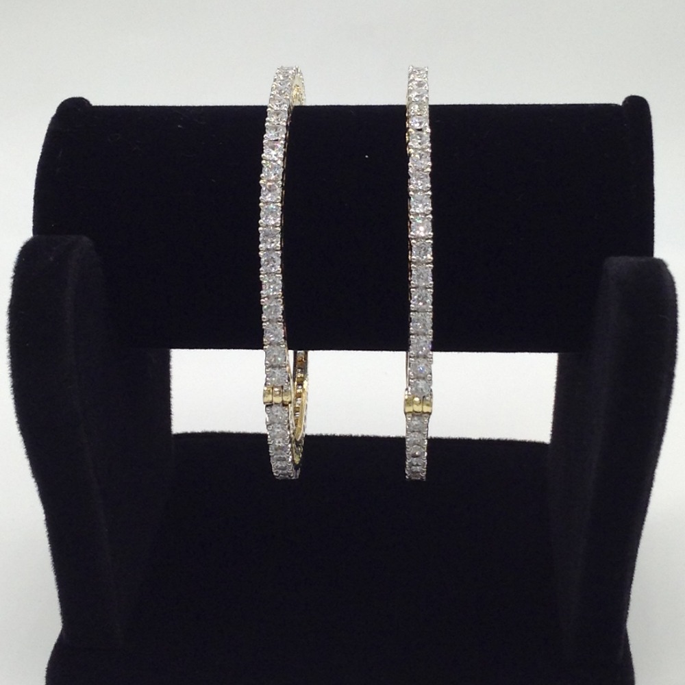 White CZ Openable Bangles JBG0016