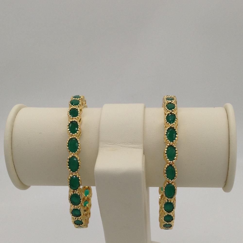 Green CZ Bangles JBG0006