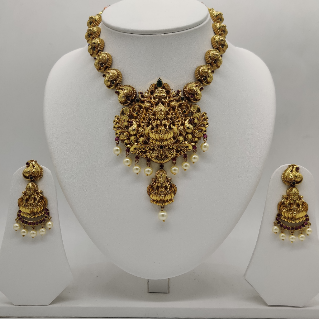 Laxmi Antique Necklace Set JNC2006