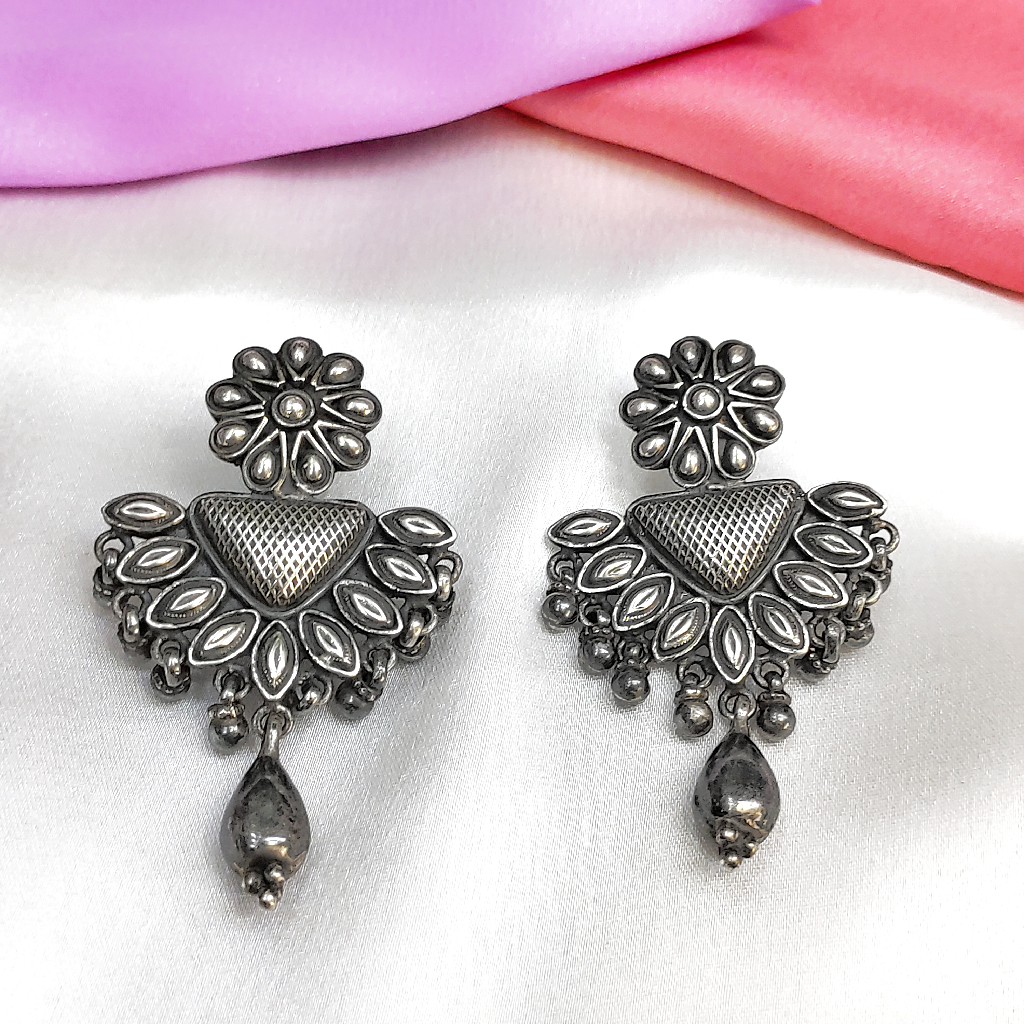 92.5% Pure Silver Antique Earrings